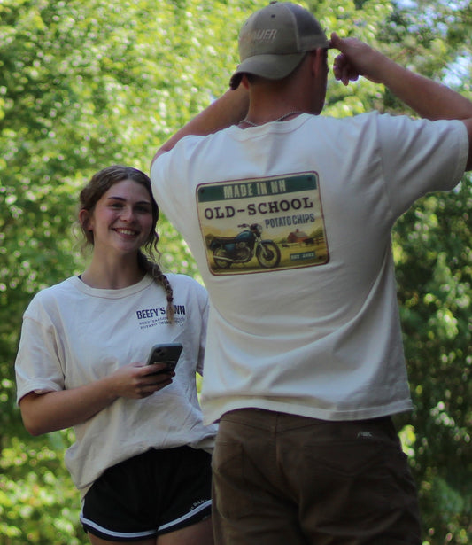 Motorcycle Old-School Potato Chips T-Shirt