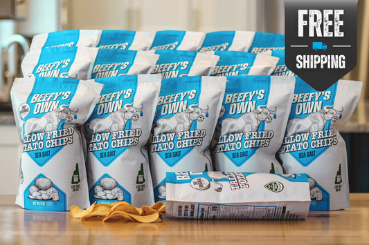 Sea Salt Tallow Fried Potato Chips - 16 PACK