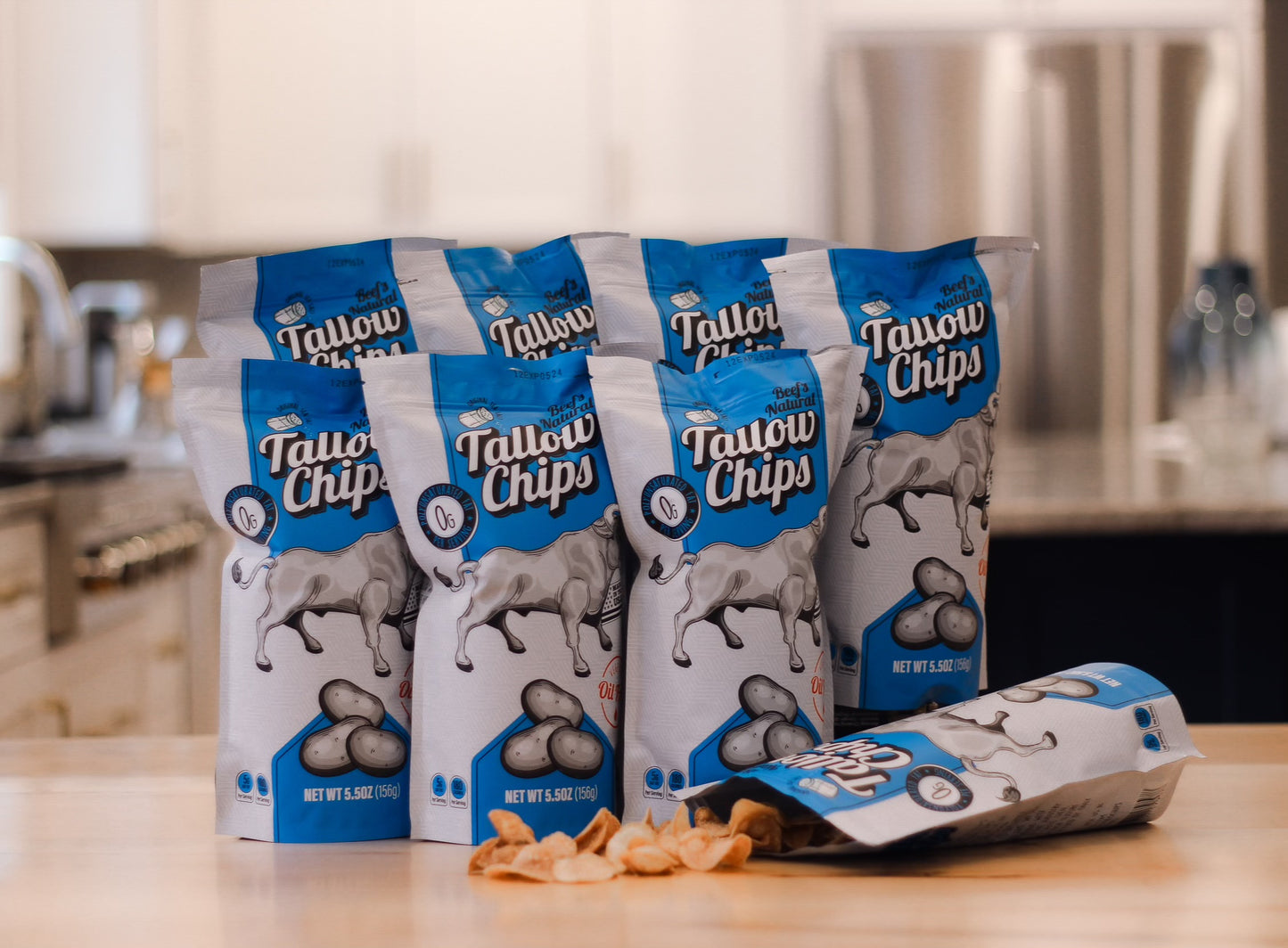 Beefy's Own Tallow Fried Potato Chips [8 PACK]